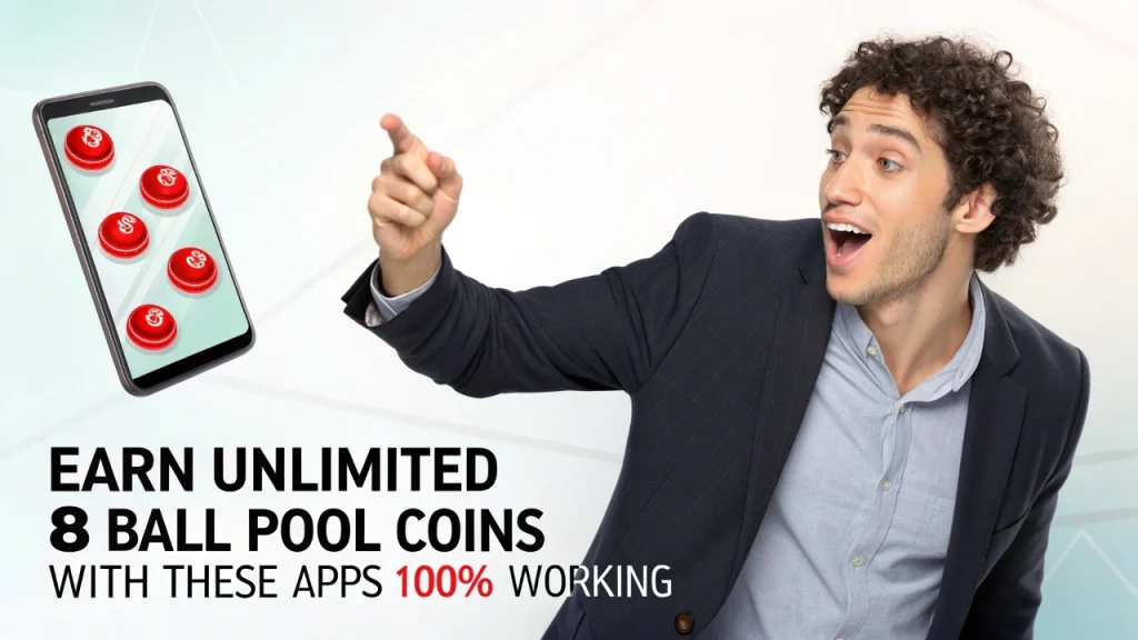 Earn Unlimited 8 Ball Pool Coins with These Apps – 100% Working